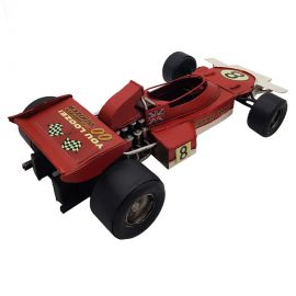 Dekoratif Nostaljik Metal Formula Yarış Arabası