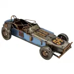 Dekoratif Lotus Seven Metal Nostaljik Yarış Arabası El Yapımı Biblo