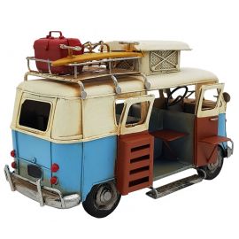 Büyük Boy Retro Dekoratif Volkswagen Karavan Vosvos Minibüs