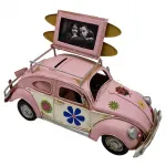 Dekoratif Çiçekli Çerçeveli Sörf Tahtalı Vosvos Araba