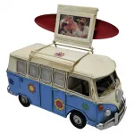 Dekoratif Çerçeveli Nostaljik Vosvos Minibüs Karavan