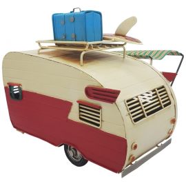 Dekoratif Metal Karavan Nostaljik Tenteli