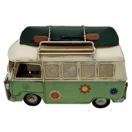 Dekoratif Kanolu Kumbaralı Nostaljik Vosvos Minibüs Karavan