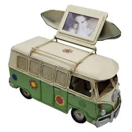 Dekoratif Kanolu Kumbaralı Nostaljik Vosvos Minibüs Karavan