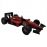 Dekoratif Metal El Yapımı F1 Yarış Arabası