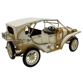 Golden Bugatti Vintage Metal Dekoratif Araba Modeli