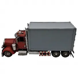 Dekoratif Metal Kamyon Modeli - Vintage Maket Tır