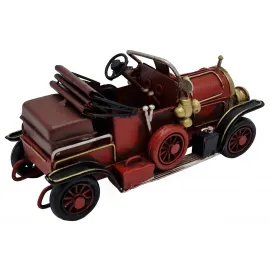 Küçük Boy Vintage Dekoratif Metal Araba - Ofis ve Ev Dekoru İçin Nostaljik Hediye