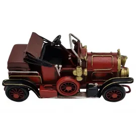 Küçük Boy Vintage Dekoratif Metal Araba - Ofis ve Ev Dekoru İçin Nostaljik Hediye