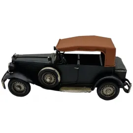 Dekoratif Metal Klasik Araba (Siyah)