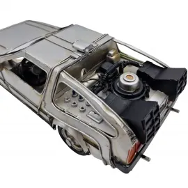 Geleceğe Dönüş DeLorean Dekoratif Metal Araba (Back To The Future)