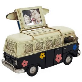 Kişiye Özel Çerçeve ve Kumbaralı Dekoratif Vosvos Minibüs