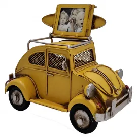 Nostaljik Dekoratif Vosvos Araba Fotoğraf Çerçeveli Kumbara