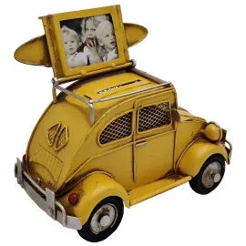 Nostaljik Dekoratif Vosvos Araba Fotoğraf Çerçeveli Kumbara