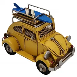 Nostaljik Dekoratif Vosvos Araba Fotoğraf Çerçeveli Kumbara