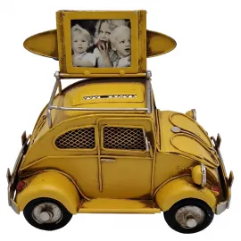Nostaljik Dekoratif Vosvos Araba Fotoğraf Çerçeveli Kumbara