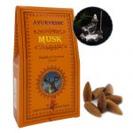 Ayurvedic Musk Geri Akışlı Backflow Şelale Tütsü - 10 Adet