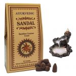 Ayurvedic Sandal Ağacı Geri Akışlı Şelale Tütsü