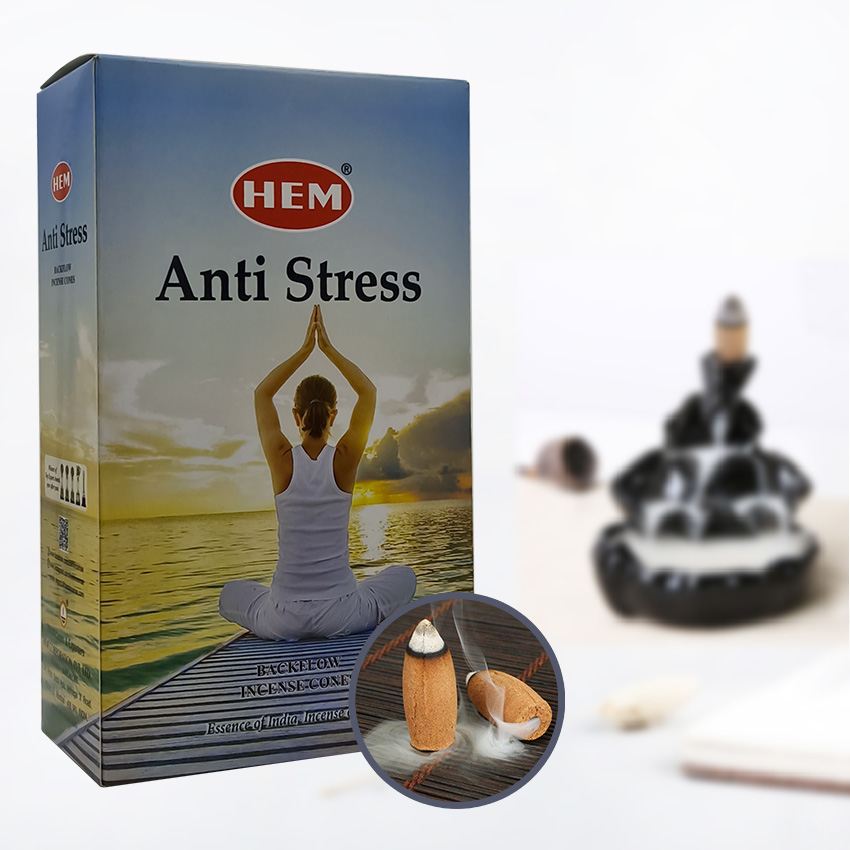 HEM Anti Stress Geri Akış Şelale Koni Tütsü - 10 Adet