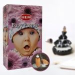 HEM Baby Powder Bebek Pudrası Geri Akış Şelale Koni Tütsü - 10 Adet