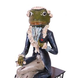 Kurbağa Prens Dekoratif Biblo