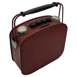 Dekoratif Nostaljik Radyo Biblo - Masa Saati - Kumbara