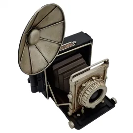 Dekoratif Retro Metal Kamera - Fotoğraf Makinesi