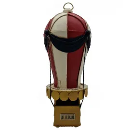 Dekoratif Metal Sıcak Hava Balonu - El Yapımı