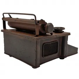 Vintage Metal Daktilo Dekor | El Yapımı Antik Biblo