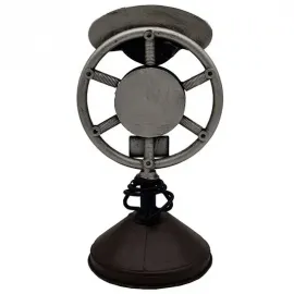 Dekoratif Metal Vintage Radyo Mikrofon Biblo