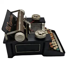 Old Typewriter El Yapımı Dekoratif Daktilo