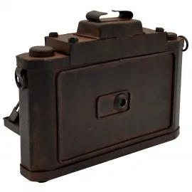 Rustik El Yapımı Metal Dekoratif Fotoğraf Makinesi - Cafe Ofis Dekorasyonu