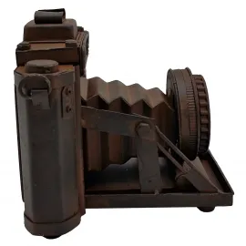 Rustik El Yapımı Metal Dekoratif Fotoğraf Makinesi - Cafe Ofis Dekorasyonu