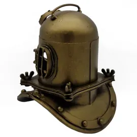 Dekoratif Metal Vintage Dalgıç Başlığı Biblo