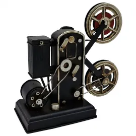 Dekoratif Metal Nostaljik Sinemaskop Projektör