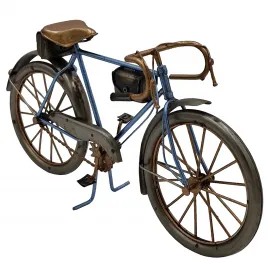 Dekoratif Metal Retro Bisiklet Modeli - Masaüstü Bisiklet Süsü