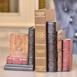 Kitap Tasarımlı Polyester Kitap Desteği Bookend