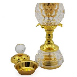 Cam Kömürlü Buhurdanlık ve Tütsülük