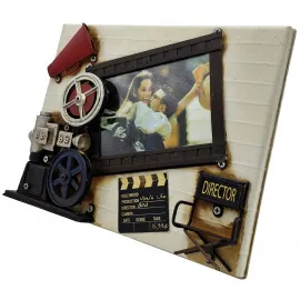 Sinemaskop Yönetmen Seti Metal Fotoğraf Çerçevesi - "Kamera Arkası"