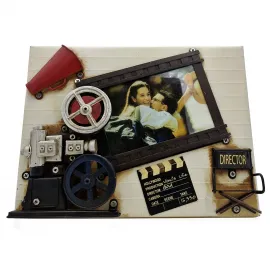 Sinemaskop Yönetmen Seti Metal Fotoğraf Çerçevesi - "Kamera Arkası"