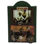 Babalar Günü Özel Metal Bisiklet Temalı Fotoğraf Çerçevesi - "Babamın Anıları"