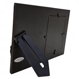 Nostaljik Gramofon Temalı Ahşap Metal Fotoğraf Çerçevesi - "Vintage Melodiler"