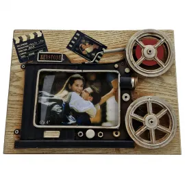 Vintage Film Kamera Tasarımlı Masaüstü Fotoğraf Çerçevesi