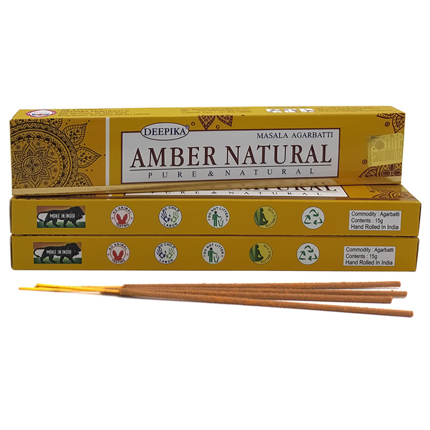 Deepika Amber Natural Premium Organik Masala Tütsü