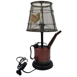 El Yapımı Metal Dekoratif Vintage Benzin Bidonu Abajur El Yapımı Metal Dekoratif Vintage Benzin Bidonu Abajur