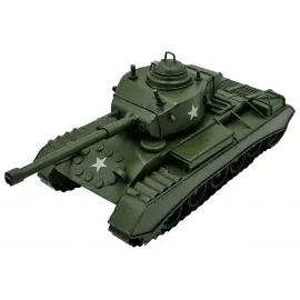 Vintage Metal Askeri Savaş Tank Figürü - Koleksiyonluk Ofis ve Masa Dekoru