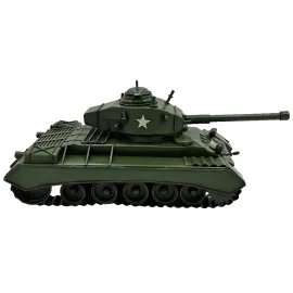Vintage Metal Askeri Savaş Tank Figürü - Koleksiyonluk Ofis ve Masa Dekoru