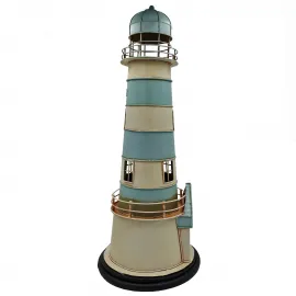 Nostaljik Büyük Boy Metal Deniz Feneri Biblo Kumbara - Cafe, Ofis ve Otel Dekorasyonu