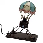 Vintage Metal Sıcak Hava Balonu Dekoratif Abajur - Masa Lambası