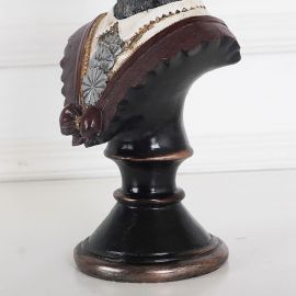 Dekoratif Vintage Beyefendi Geyik Büstü